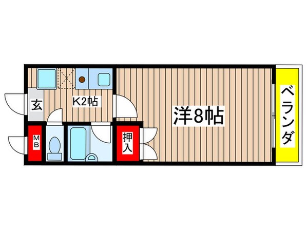 セントラルハイツ金山の物件間取画像